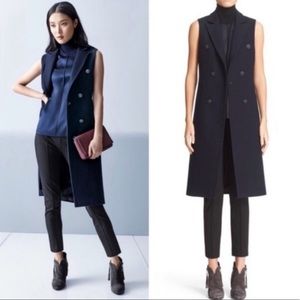 Rag & Bone Faye Longline Wool-blend Vest